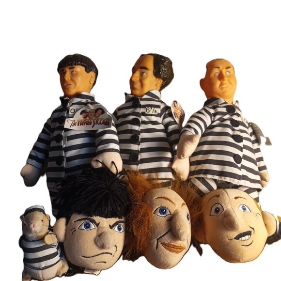 Three Stooges Other - Three Stooge dolls 12" Collectible